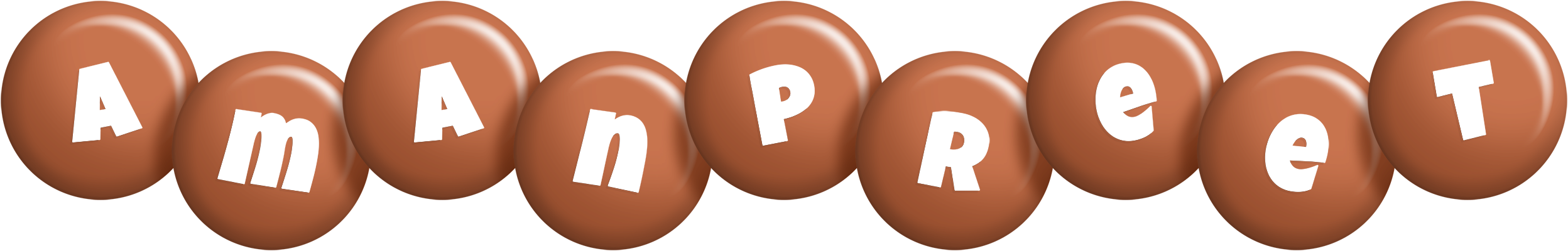 Amanpreet candy-brown logo