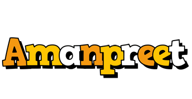 Amanpreet cartoon logo