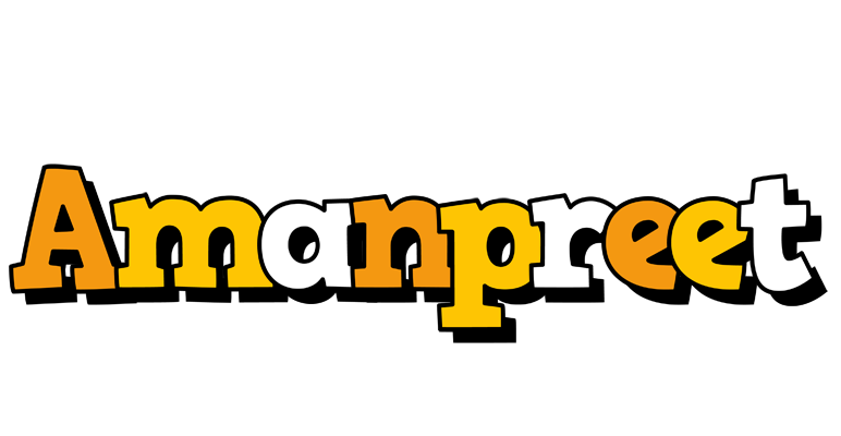 Amanpreet cartoon logo