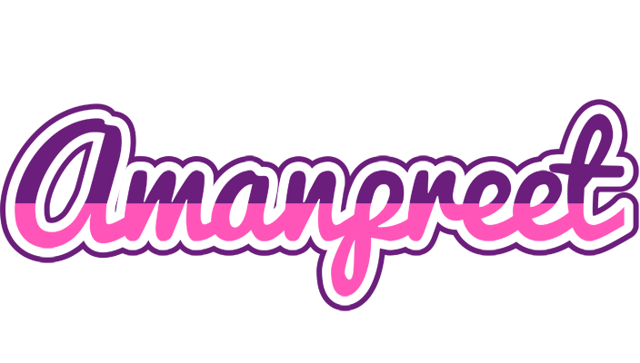 Amanpreet cheerful logo