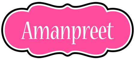 Amanpreet invitation logo