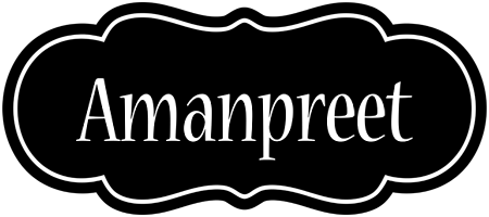 Amanpreet welcome logo