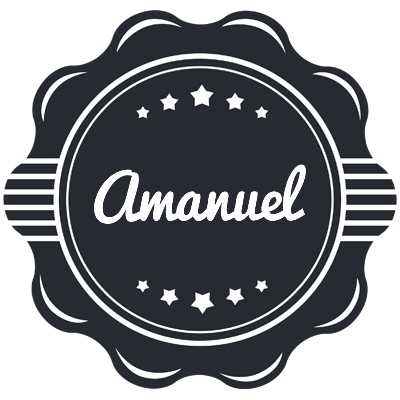 Amanuel badge logo