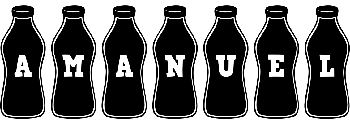 Amanuel bottle logo