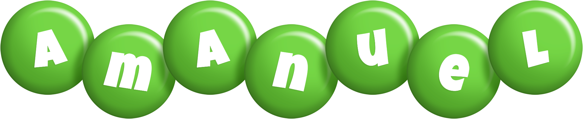 Amanuel candy-green logo