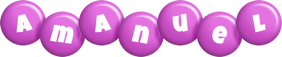 Amanuel candy-purple logo