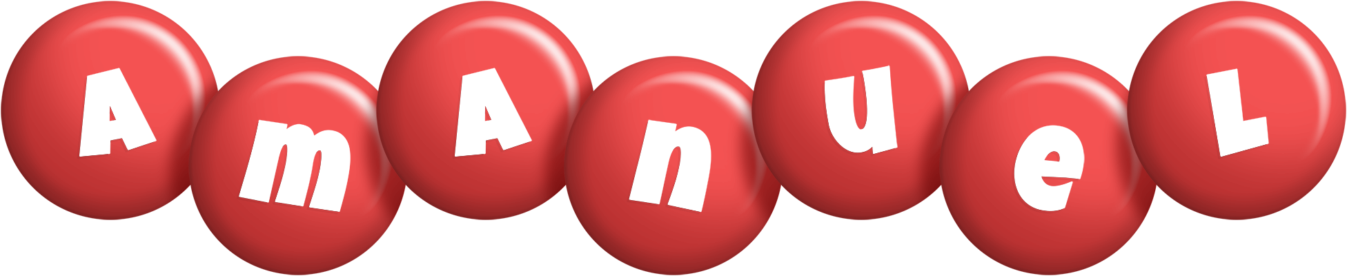 Amanuel candy-red logo
