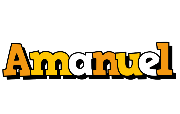 Amanuel cartoon logo