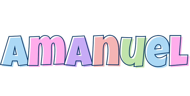 Amanuel pastel logo
