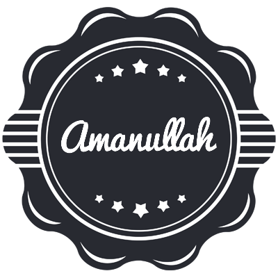 Amanullah badge logo