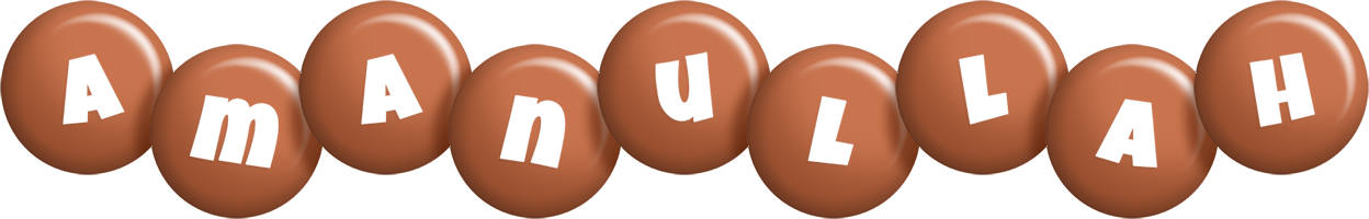 Amanullah candy-brown logo