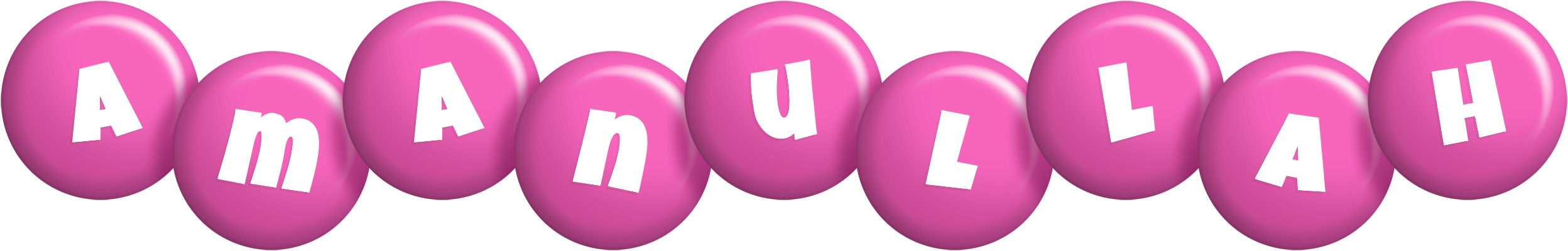 Amanullah candy-pink logo