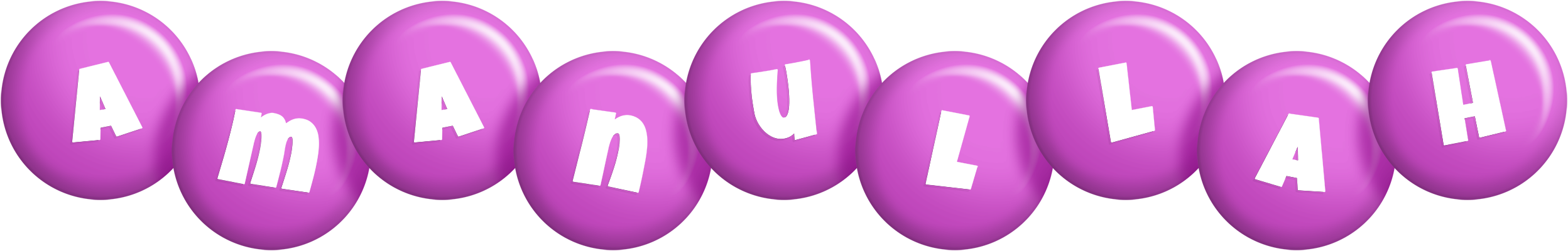 Amanullah candy-purple logo