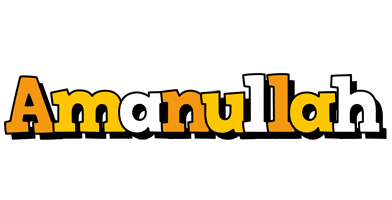 Amanullah cartoon logo