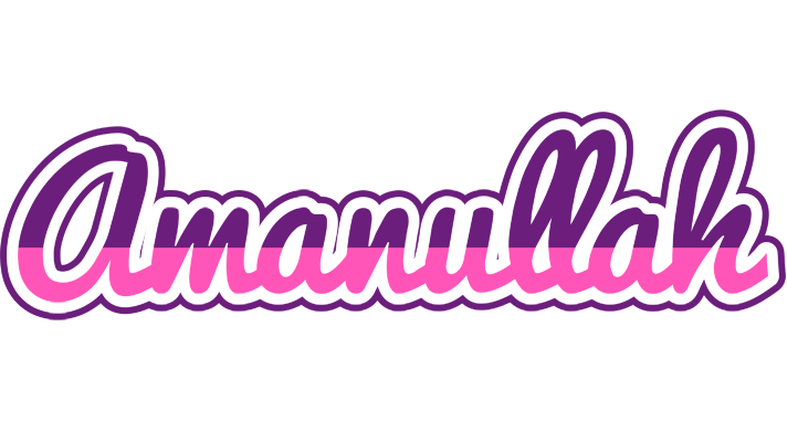 Amanullah cheerful logo