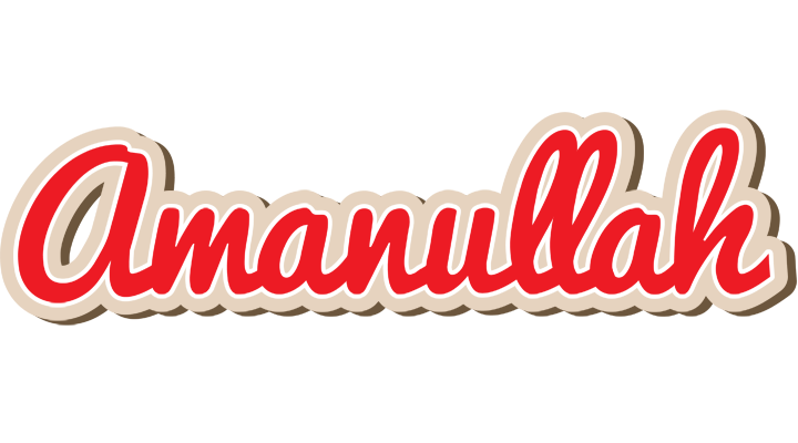 Amanullah chocolate logo