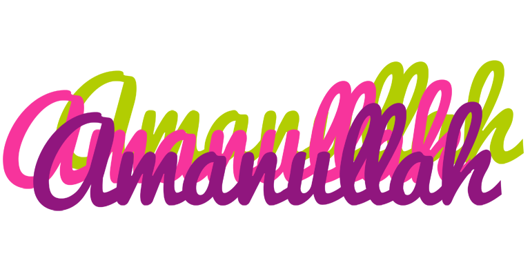 Amanullah flowers logo