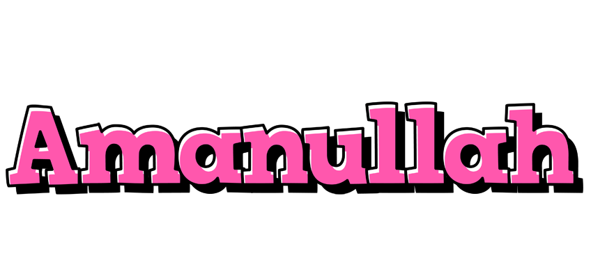 Amanullah girlish logo