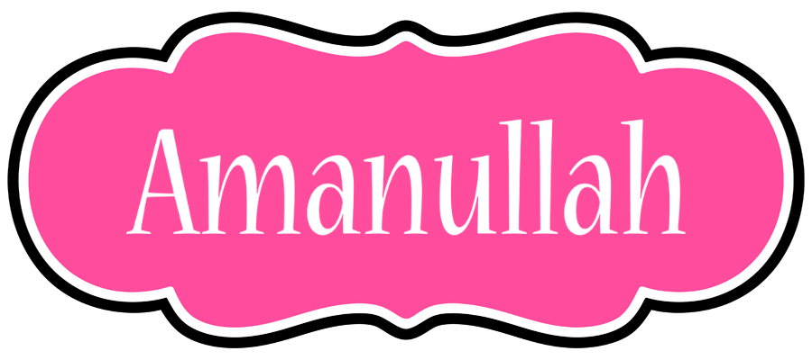 Amanullah invitation logo