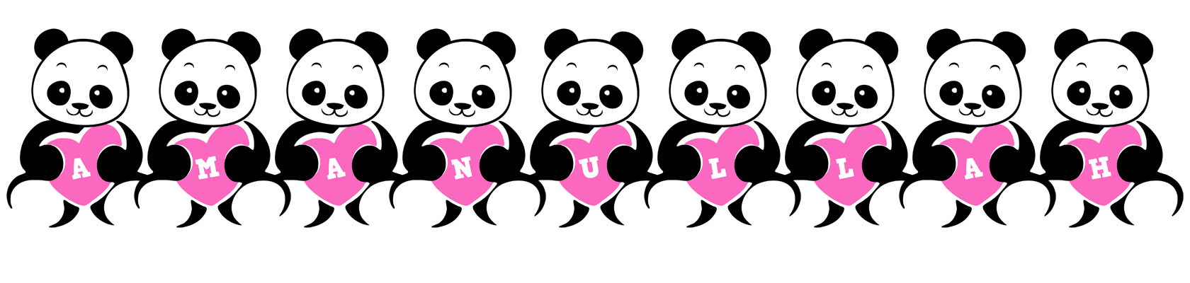 Amanullah love-panda logo