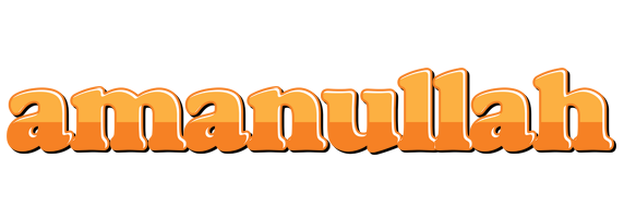 Amanullah orange logo