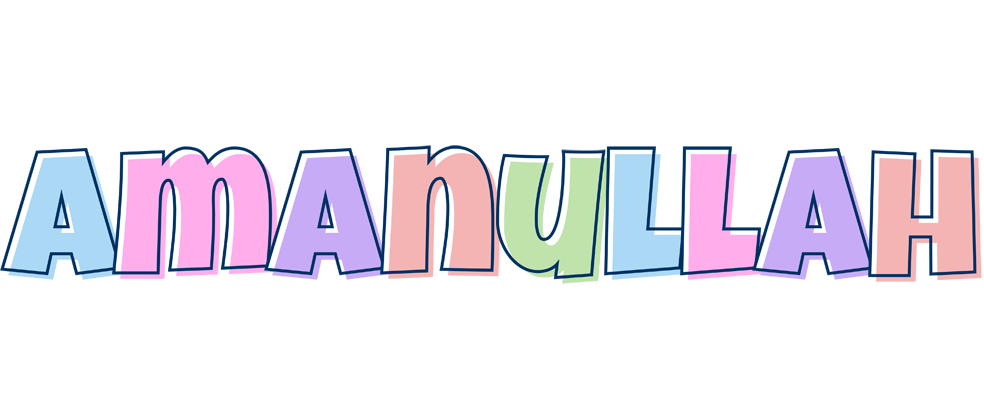 Amanullah pastel logo