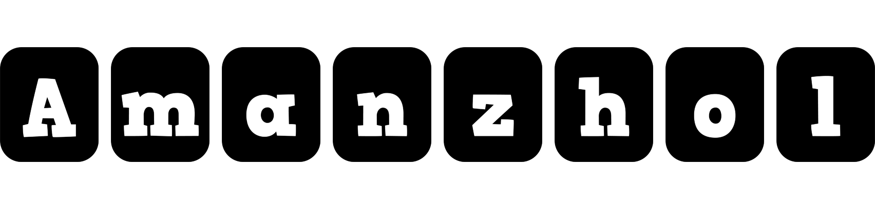 Amanzhol box logo