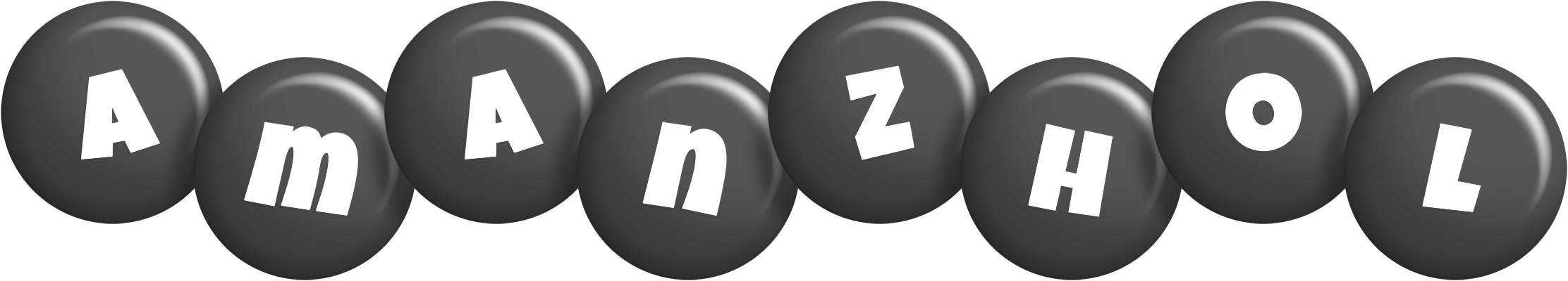 Amanzhol candy-black logo