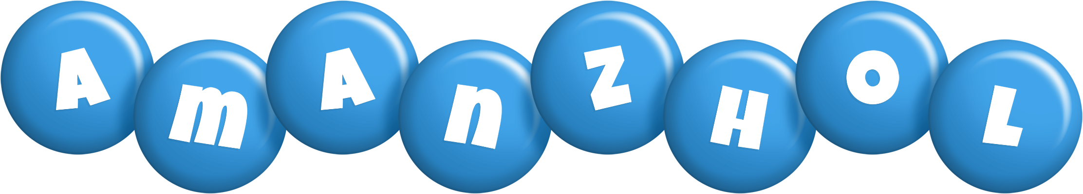 Amanzhol candy-blue logo