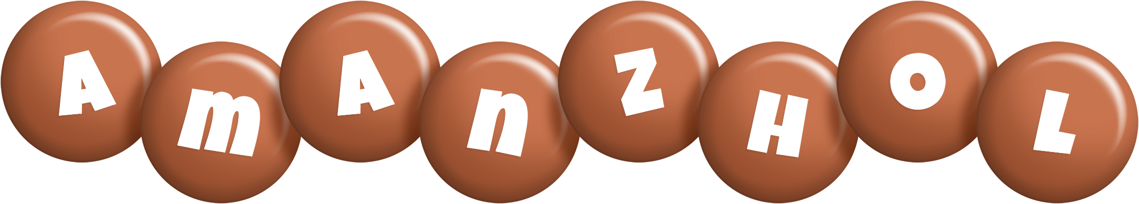 Amanzhol candy-brown logo