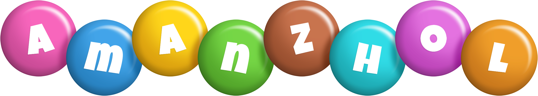 Amanzhol candy logo