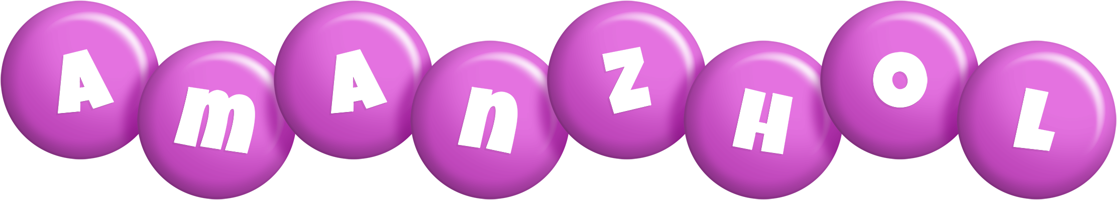 Amanzhol candy-purple logo