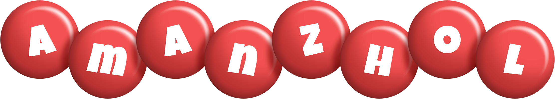 Amanzhol candy-red logo
