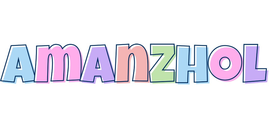 Amanzhol pastel logo