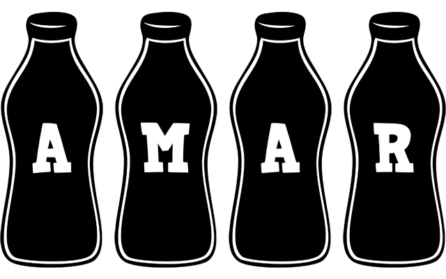 Amar bottle logo