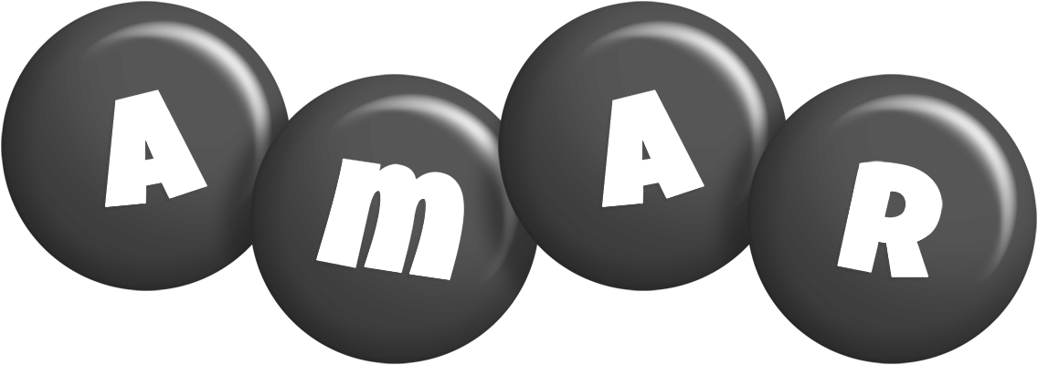 Amar candy-black logo