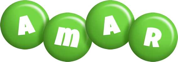 Amar candy-green logo