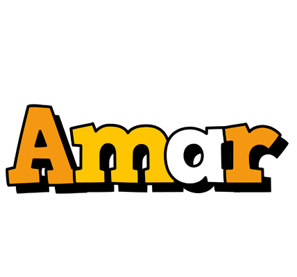 Amar cartoon logo