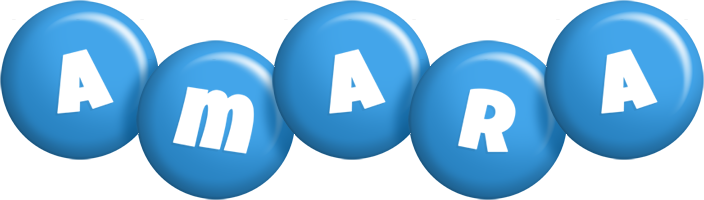 Amara candy-blue logo