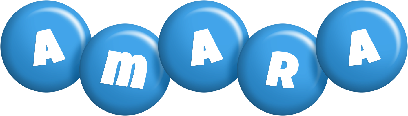 Amara candy-blue logo