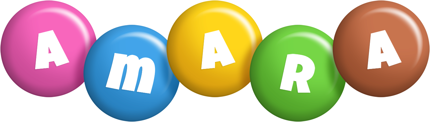 Amara candy logo