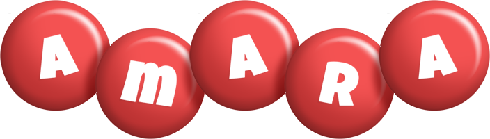 Amara candy-red logo