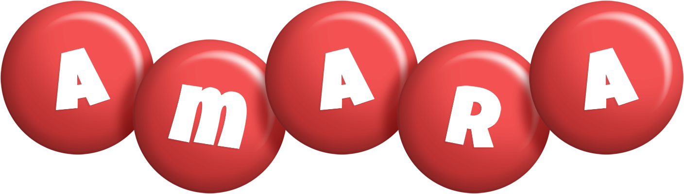 Amara candy-red logo