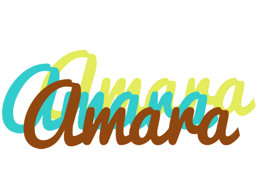 Amara cupcake logo