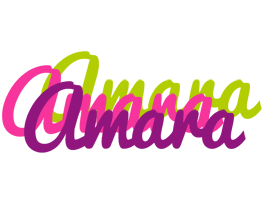 Amara flowers logo
