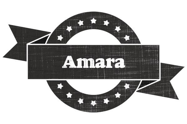 Amara grunge logo