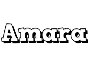 Amara snowing logo
