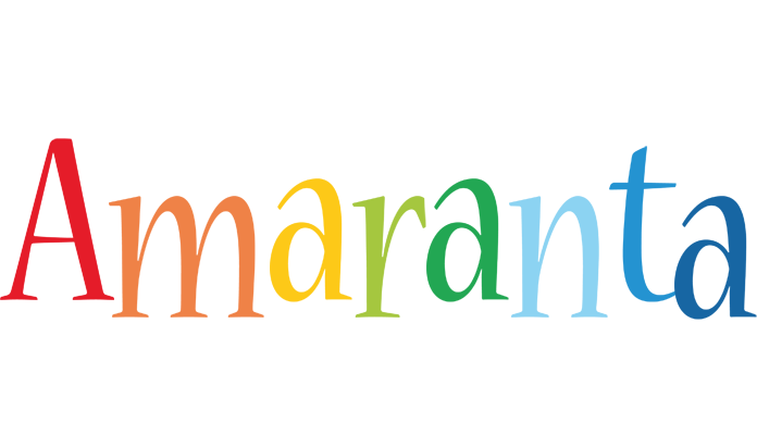 Amaranta birthday logo