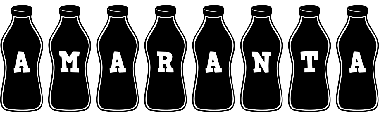 Amaranta bottle logo