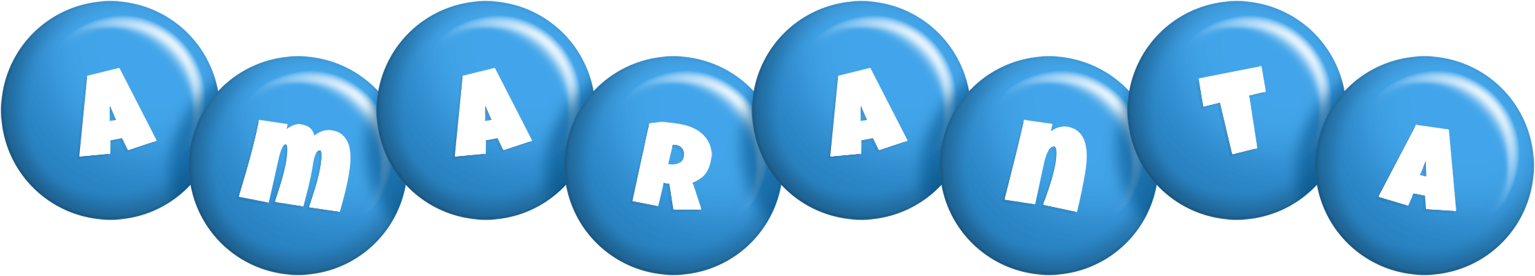Amaranta candy-blue logo